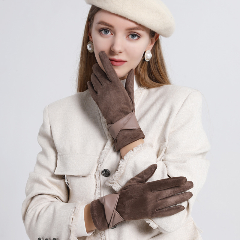 Leather Driving Glove - 1 Pasang Sarung Tangan Suede Untuk